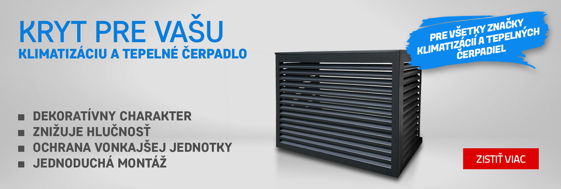 Kryty klimatizácií DECOClim