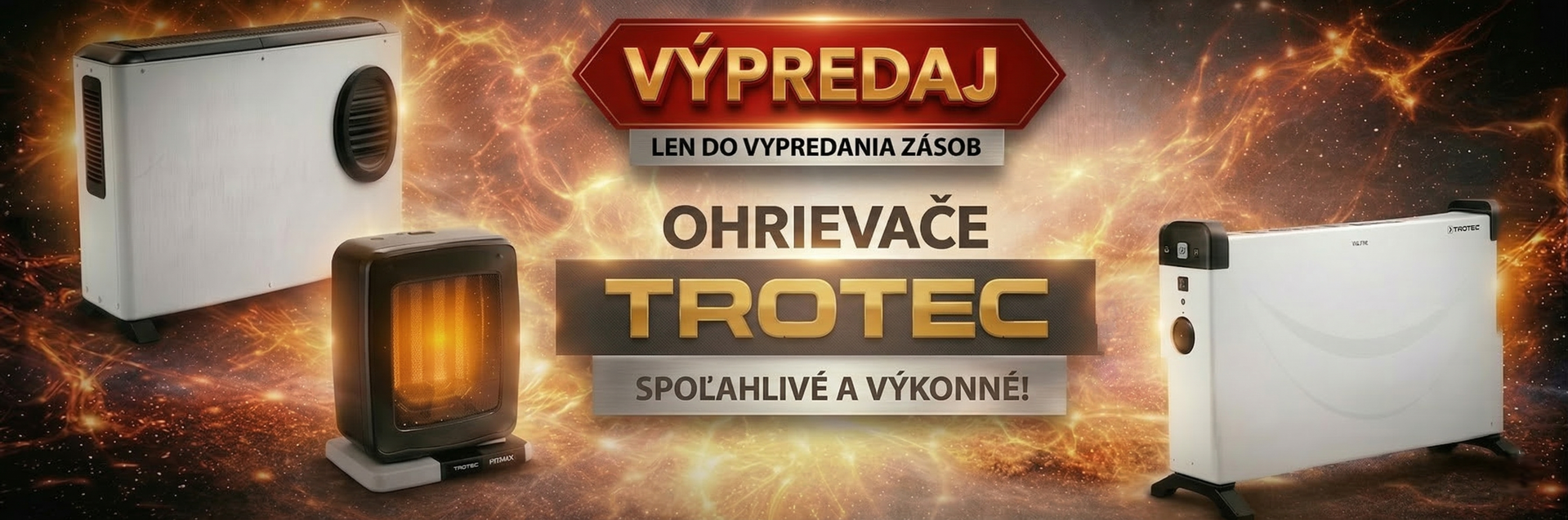 Výpredaj ohrievačov