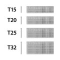 TROTEC sada klincov typ 47, dĺžka 15-32 mm (3000 kusov)