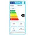 S chladiacím výkonom 8000 BTU (2,6 kW) ponúka energeticky úspornú prevádzku v triede A