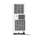 Zadný pohľad na prenosnú klimatizáciu TROTEC PAC 2015 E s ventilačnými mriežkami.
