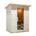 3D zobrazenie vonkajšej sauny.