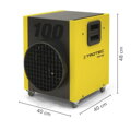 Profesionálny elektrický ohrievač TROTEC TEH 100