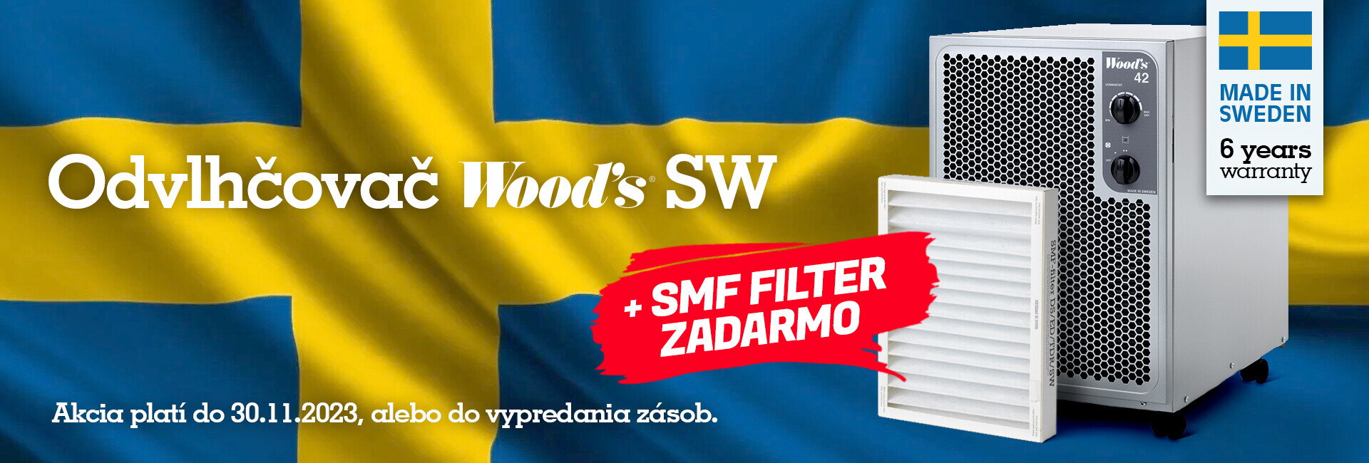 SW séria + SMF filter grátis