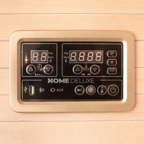 Jednoduché ovládanie pomocou panela umiestneného vnútri sauny aj vonku.