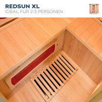 Infrasauna je vybavená aj karbónovým žiaričom v podlahe.