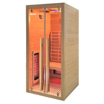 Sauna z kvalitného jedľového dreva v elegantnom dizajne zapadne do každého prostredia. Pracka