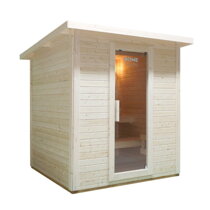 3D zobrazenie sauny.