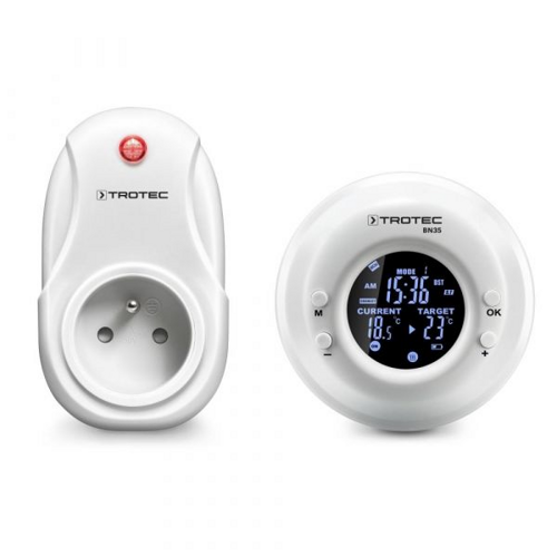 Zásuvkový termostat s časovačom TROTEC BN 35 F